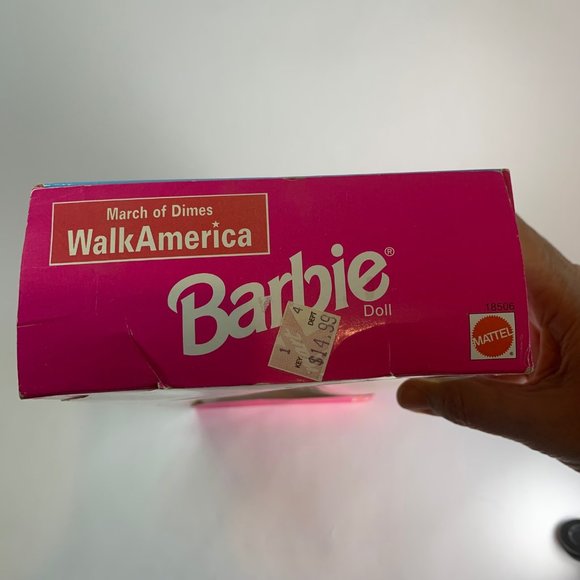 March of Dimes Barbie Walk America 1997 KMart Special Edition 18506 Sealed Box N - Picture 8 of 12